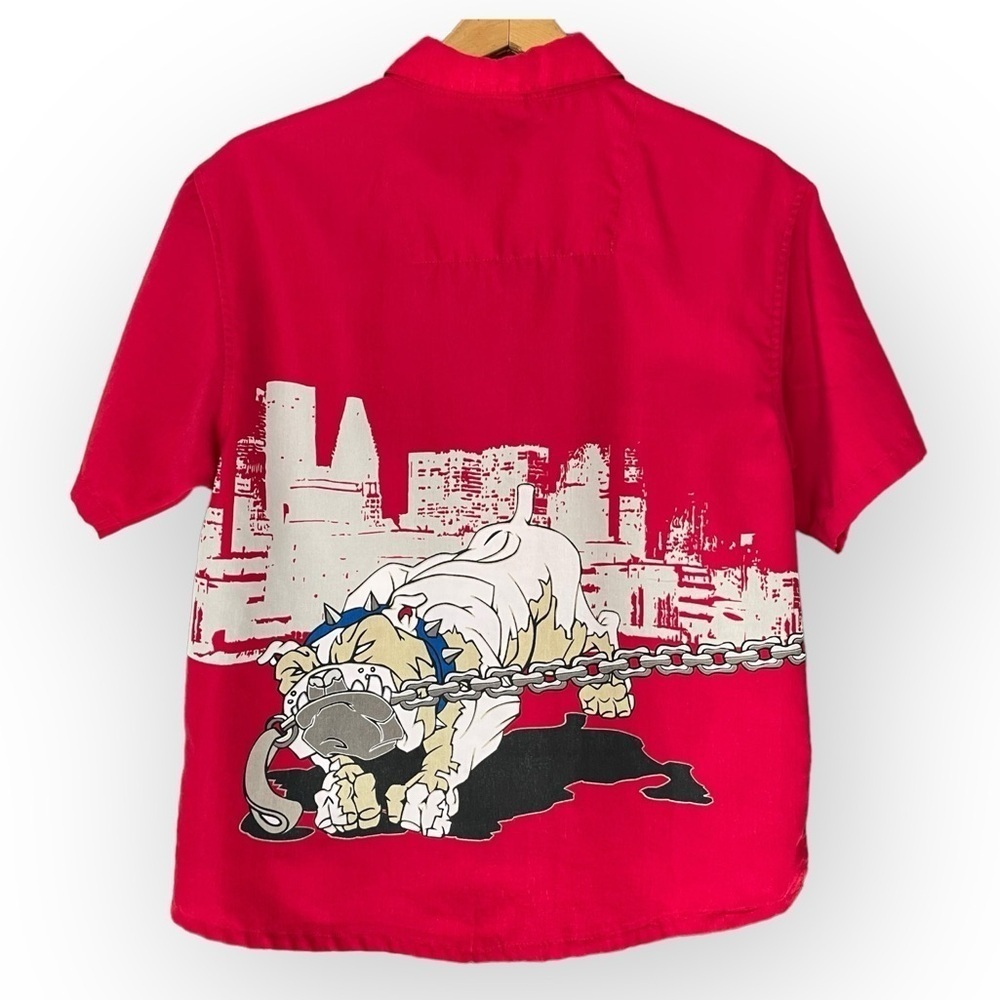 Vintage Y2K Levi's Rap Bulldog print shirt size large - Picture 2 of 16